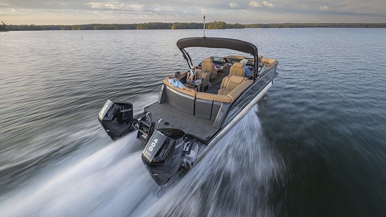 Moveable Cup Holders | Godfrey Pontoon