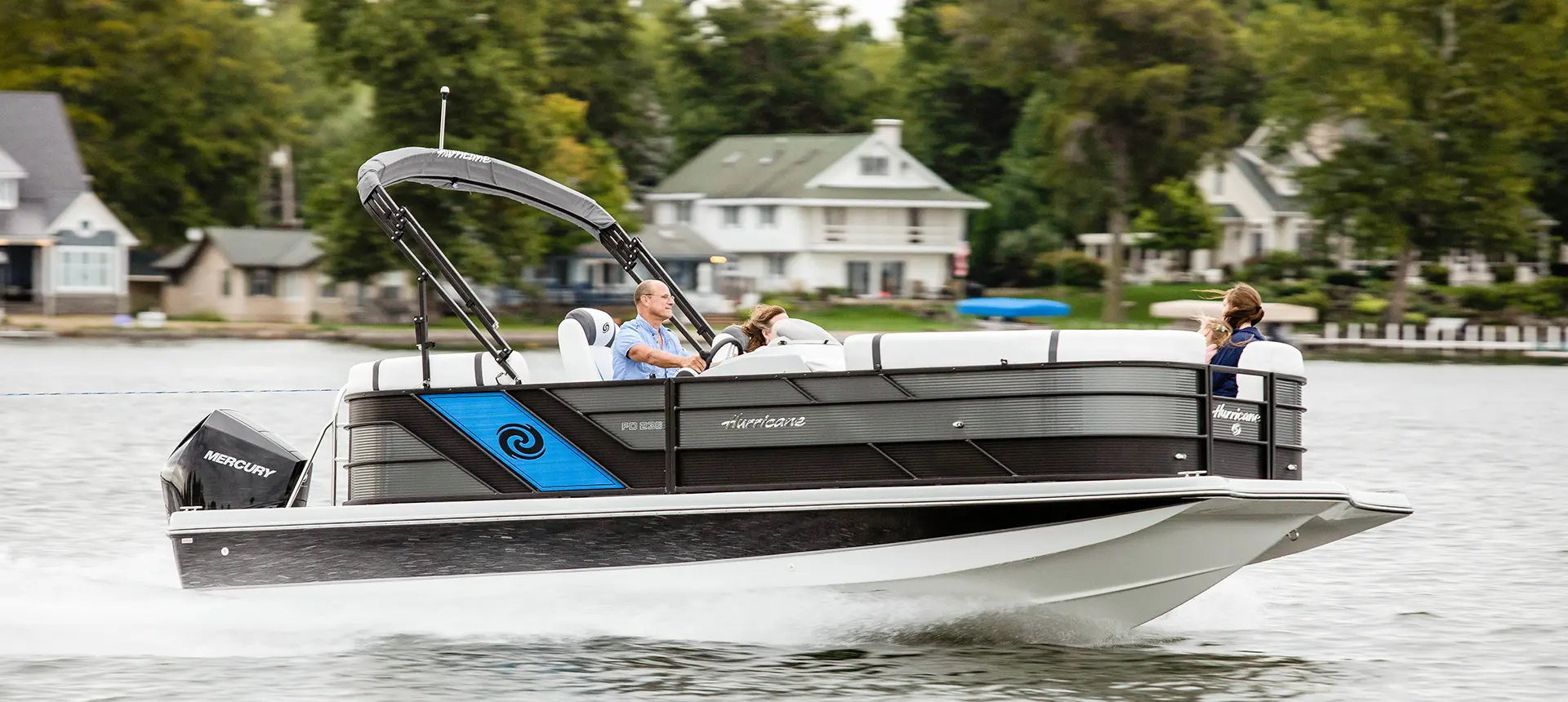 Specs FunDeck 236SB OB Hurricane Deck Boats