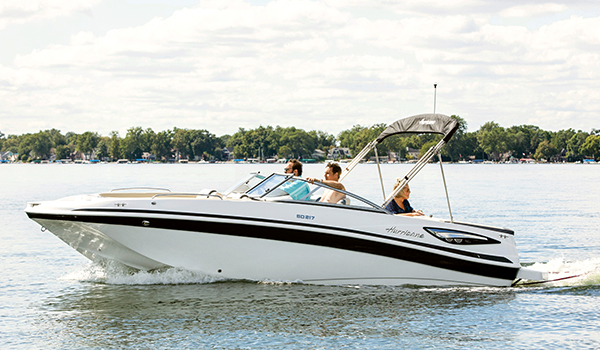 Specs: SunDeck 217 IO | Hurricane Deck Boats