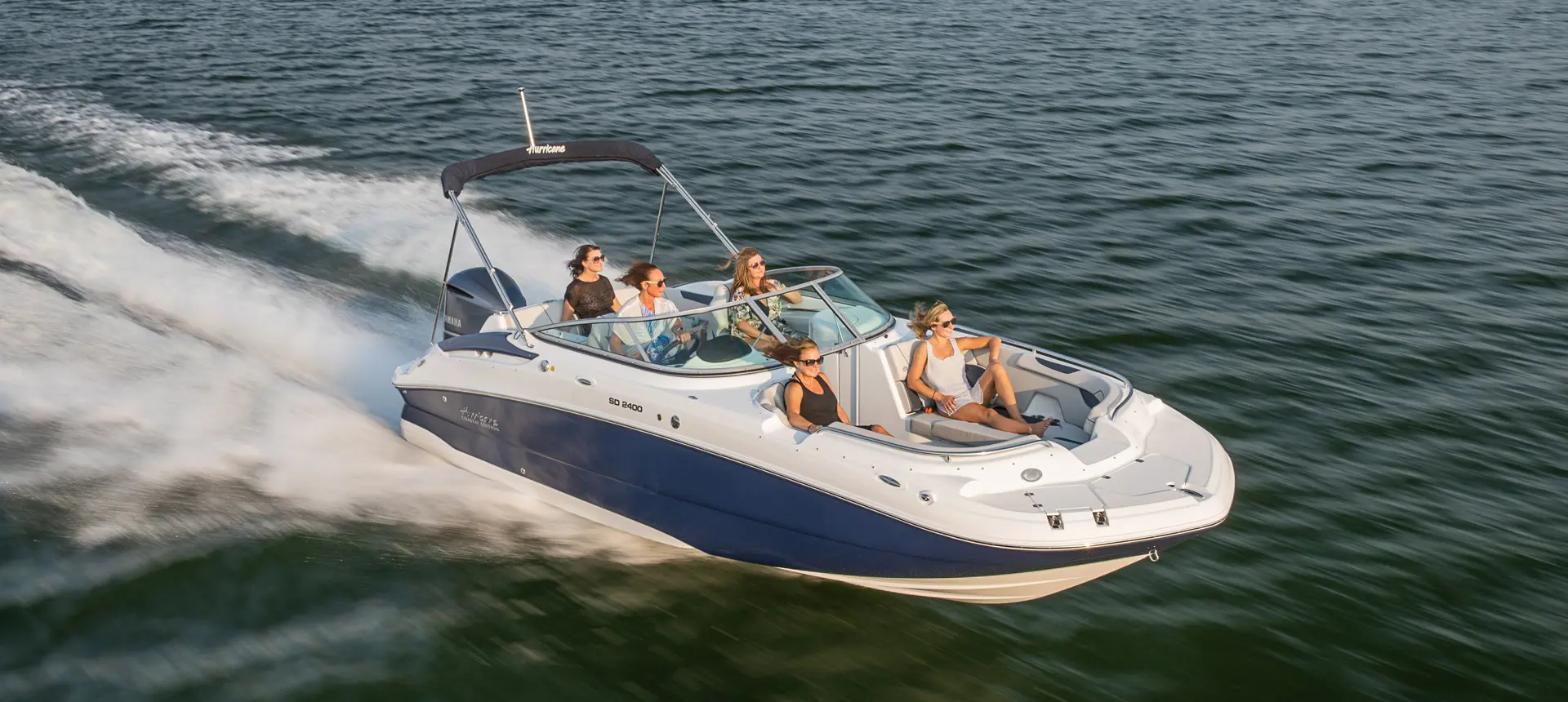 Specs SunDeck 2200 OB Hurricane Deck Boats