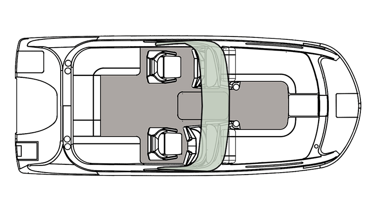 Specs: SunDeck 217 IO | Hurricane Deck Boats