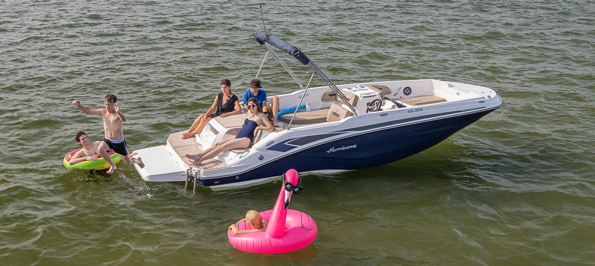 Specs SunDeck Sport 205 IO Hurricane Deck Boats