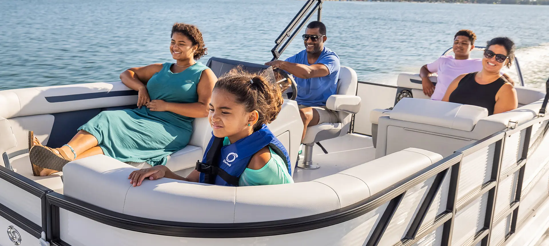 front angle of smiling family on a hurricane fundeck 2260 ref ob