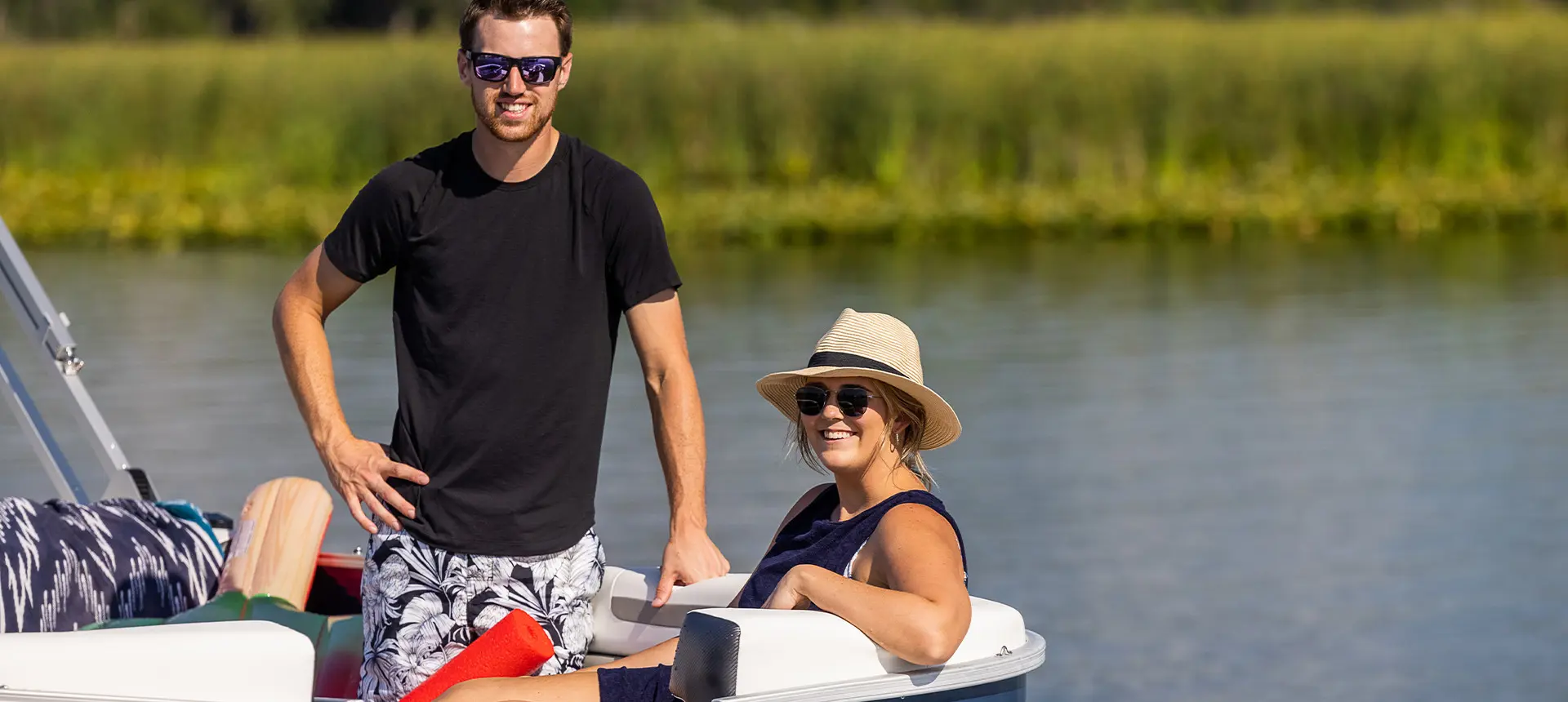 couple smiles on hurricane fundeck 2260 re ob