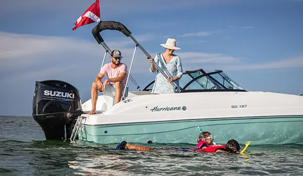 people swim aside hurricane sundeck 187 ob