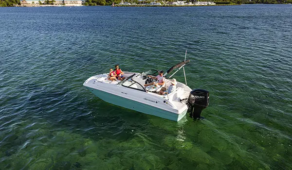 aerial view of parked hurricane sundeck 187 ob