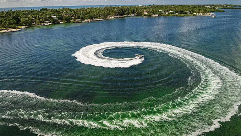 wave created from hurricane sundeck 217 ob