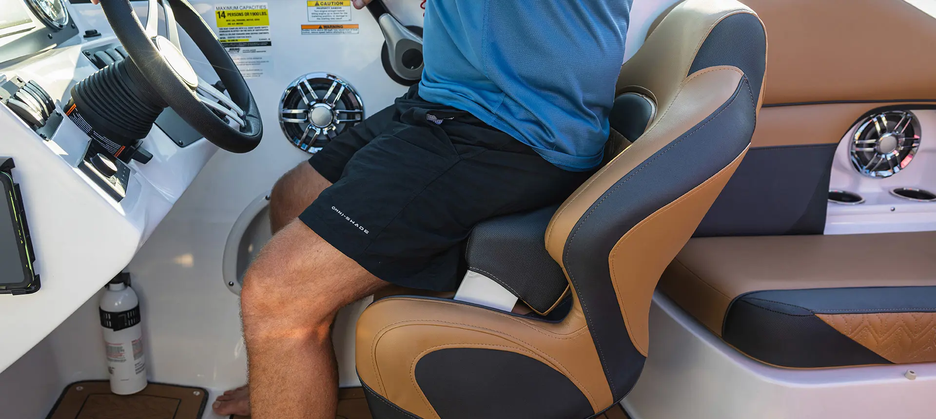 captains chair on a hurricane sundeck 2486 ob