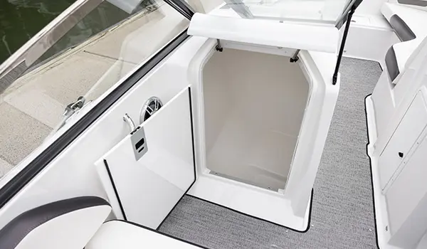 storage on hurricane sundeck 235 ob