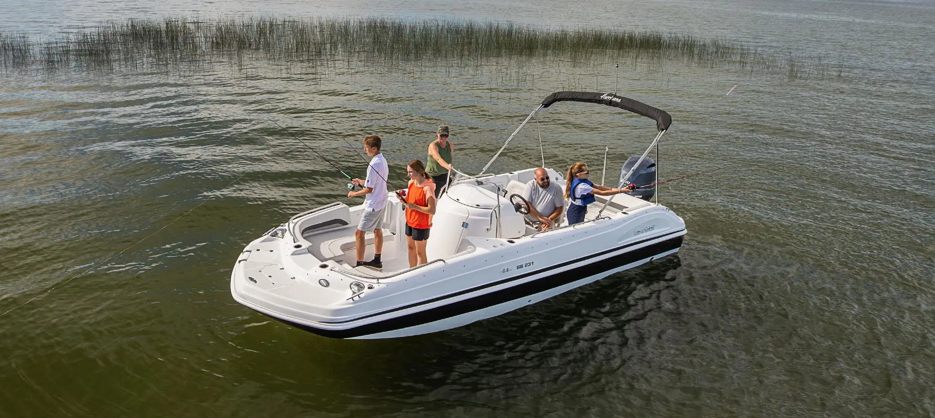 Specs Center Console 231 OB Hurricane Deck Boats