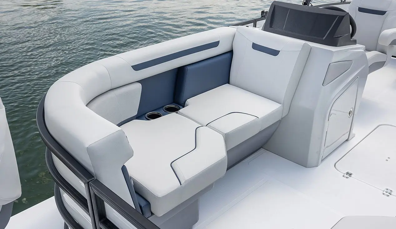 bow seating on a hurricane fundeck boat