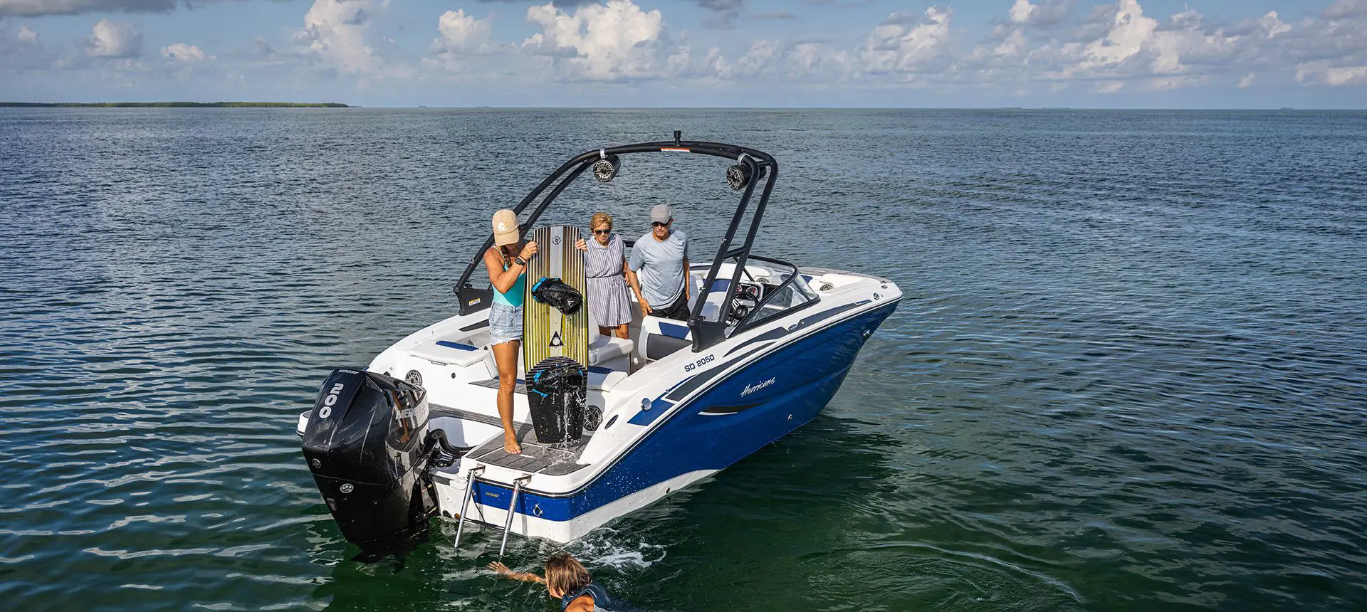 What better way to spend the day then on the water🌊come check out our  brand new 24 foot hurricane fun deck boat!🚤 • • • • �