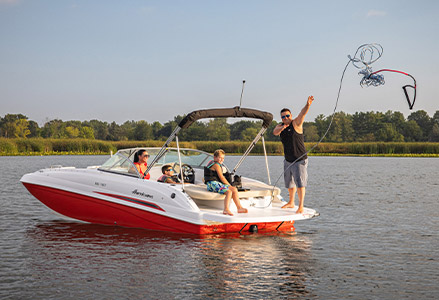 Explore Hurricane SunDeck IO deck boats.