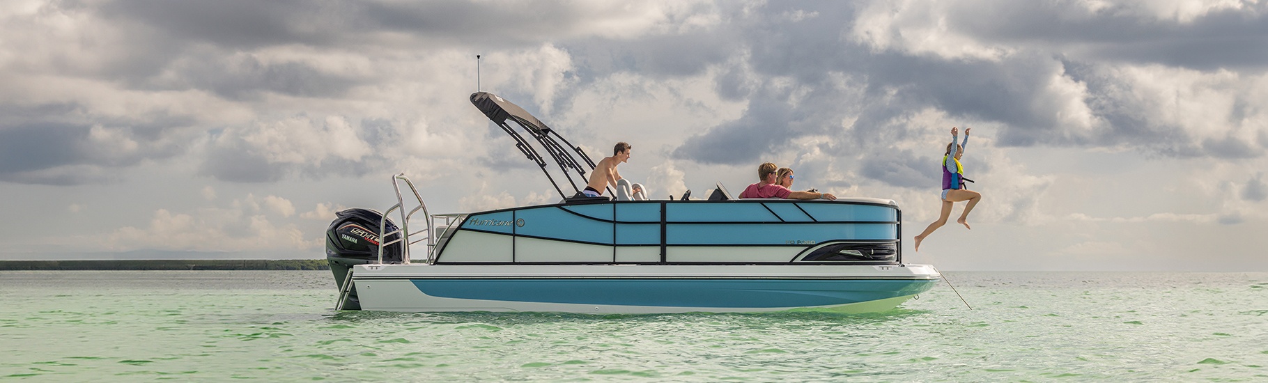 Explore Hurricane FunDeck deck boats.