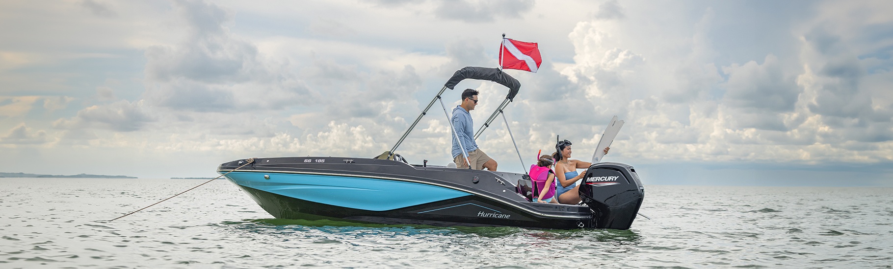 Explore Hurricane SunDeck Sport OB deck boats.