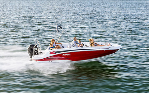 A whole family enjoying a ride on their Hurricane