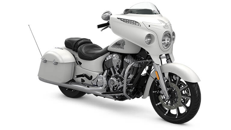 2017 Indian Chieftain Limited Motorcycle - White Smoke