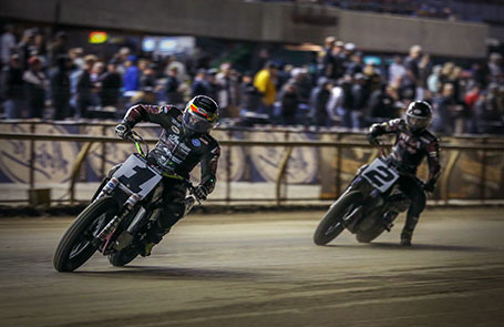 INDIAN MOTORCYCLE SCOUT FTR750 SWEEPS TOP SEVEN AT SACRAMENTO MILE