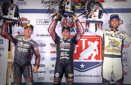 Flat Track Race - Fifth Consecutive All-scout Ftr750 Podium
