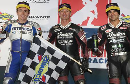 Indian Motorcycle racing makes it three in a row