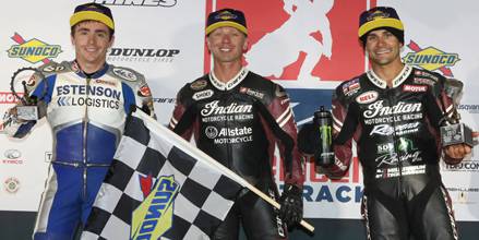 Indian Motorcycle racing makes it three in a row