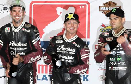 Podium sweep at Sacramento