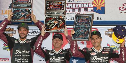 Indian Motorcycle - Artículos de prensa de Flat Track - Racing arrasa en Arizona - Imagen