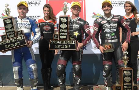 Springfield Mile undefeated with 1-2 finish