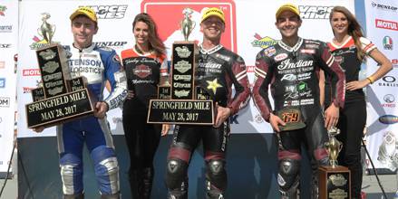 Springfield Mile invicto con el “1-2”