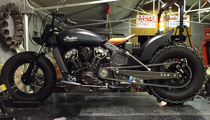 Indian Motorcycle debuts custom hillclimb motorcycle for AMA Pro