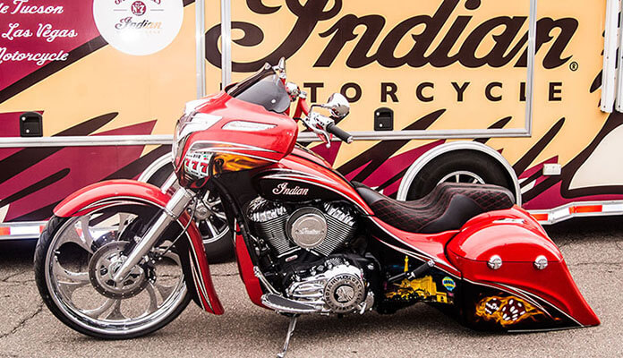 Sin City King Custom Chieftain Indian Motorcycle