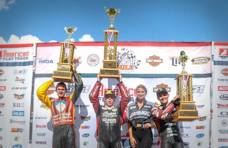 Jared Mees Wins Second Consecutive American Flat Track Championship Aboard His Indian Scout Ftr750