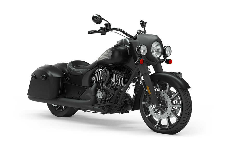 Springfield Dark 2019 Indian Springfield Dark Horse Motorcycle - Thunder Black Smoke