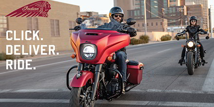 Indian Motorcycle en la carretera