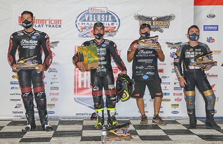 Indian Motorcycle's Racing Sweeps American Flat Track Opening Weekend Doubleheader with Several Earned Accomplishments at Volusia Half-Mile