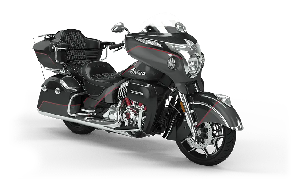 2020 Indian Roadmaster Elite Motorcycle Thunder Black Vivid Crystal