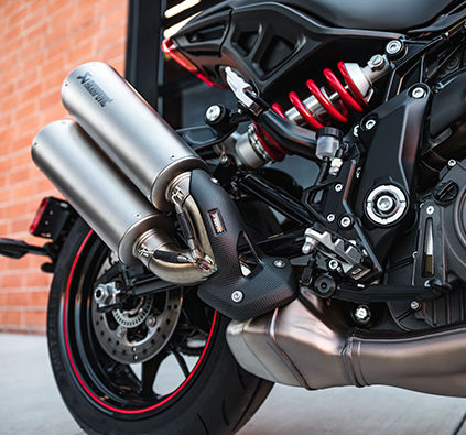Indian FTR S exhaust