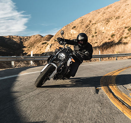 Racing a FTR S on the road