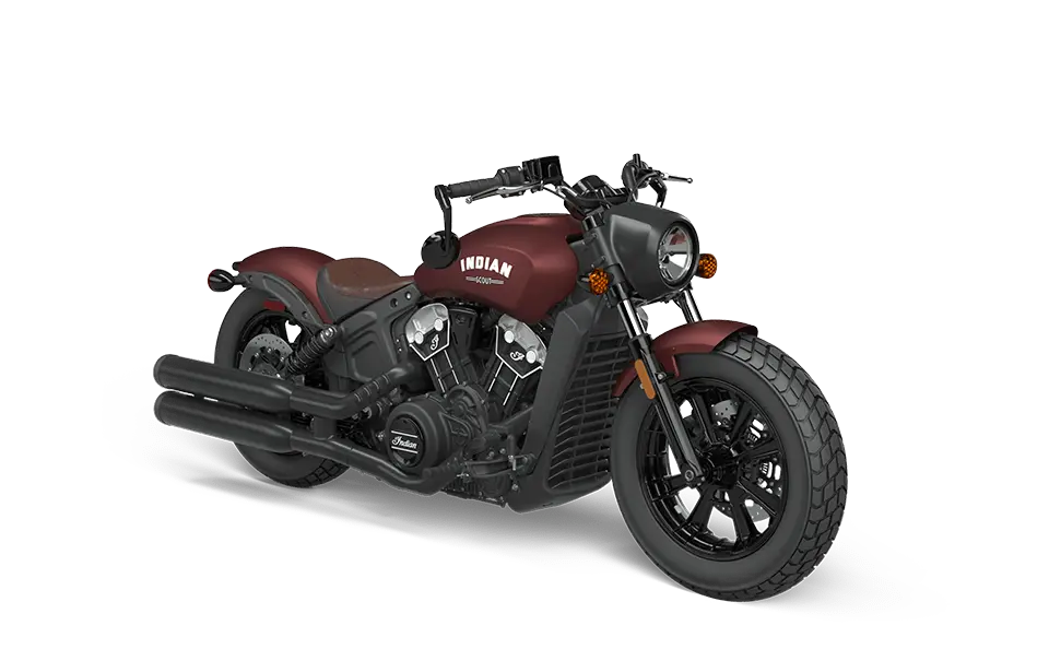 2021 Indian Scout Bobber Motorcycle - ABS Maroon Metallic Smoke