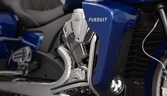 fenders on a indian pursuit motorcycle