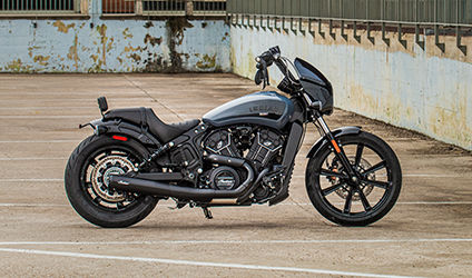 accessorized indian ftr rally motorcycle