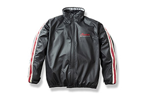 Chaqueta para la lluvia unisex, negra