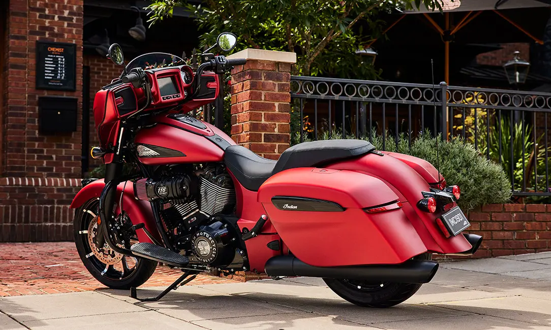 ruby smoke indian chieftain dark horse motorcycle