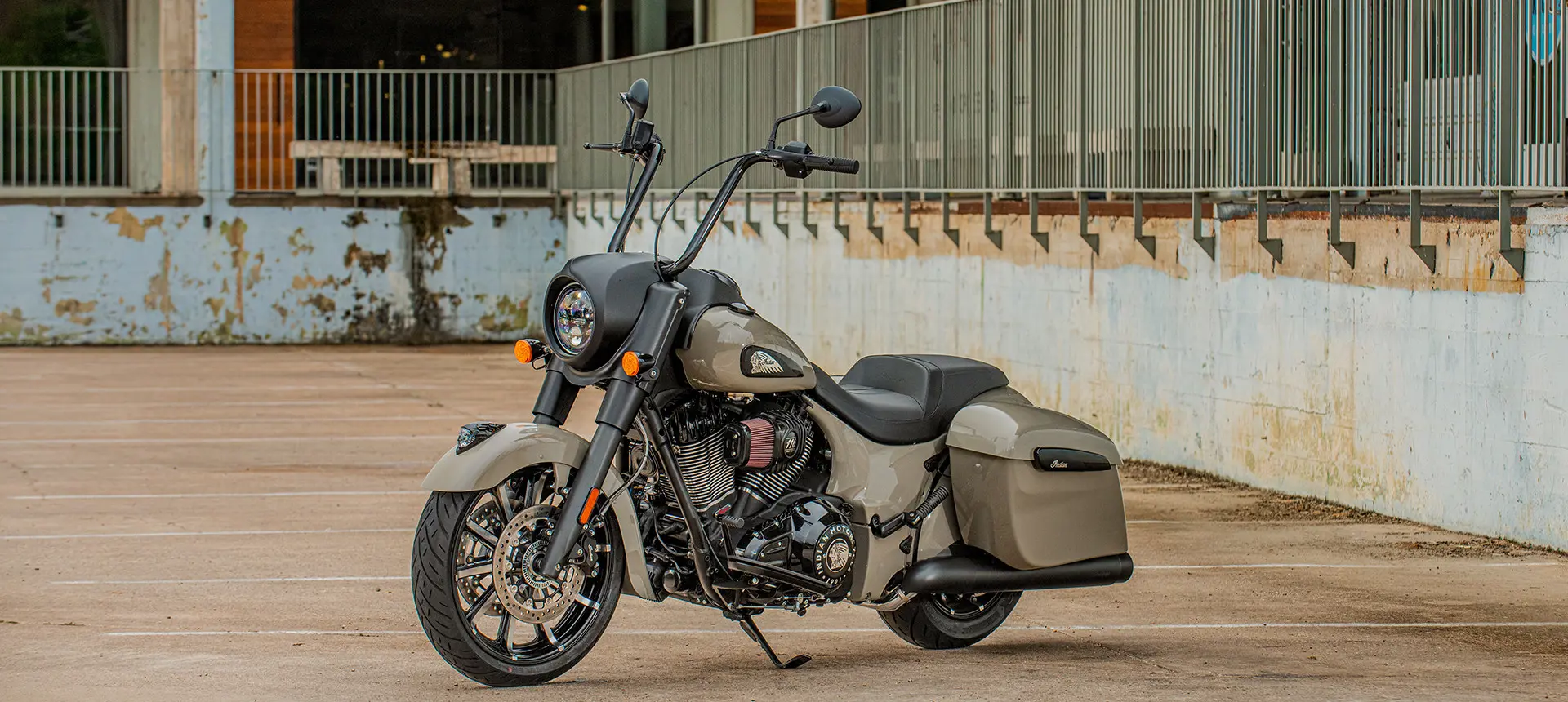 quartz gray indian springfield dark horse motorcycle