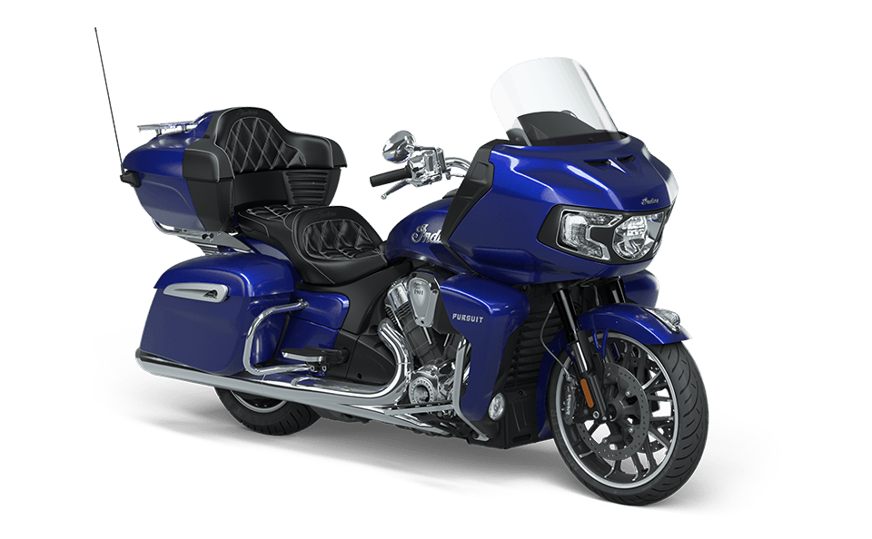 2023 Indian Pursuit Limited with Premium Package Motorcycle - Spirit Blue Metallic