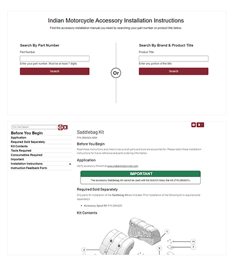 Accessory Installation Instructions | Indian Motorcycle