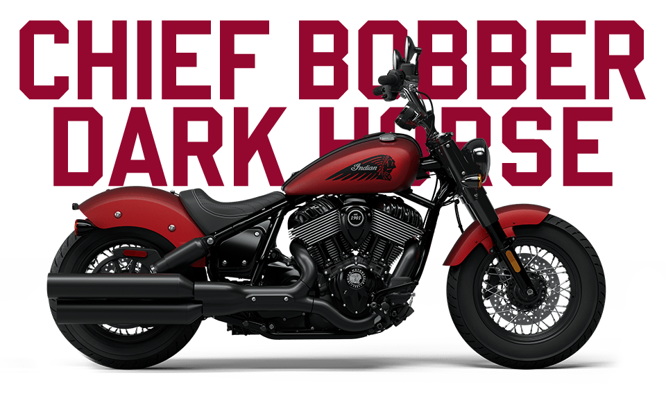 2025 Indian Chief Bobber Dark Horse motorcycle. 
