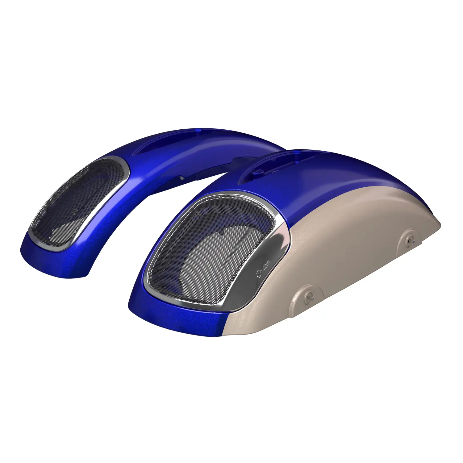 PowerBand Audio Classic Saddlebag Speaker Lids, Pair