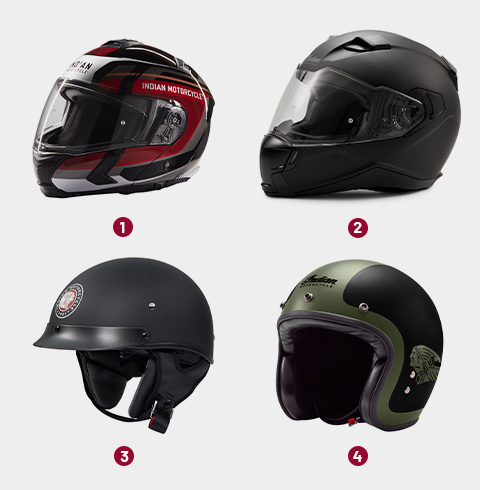 Outlet motorcycle helmet