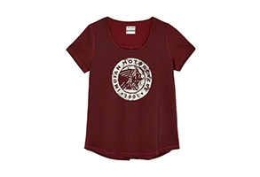 Camiseta de moto para mujer, gris